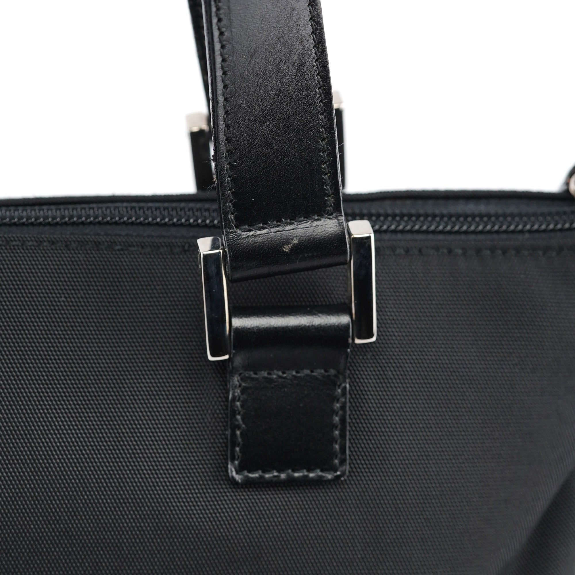 Gucci Square G Tote Bag aus schwarzem Canvas