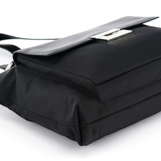 Gucci Black Canvas Square G Tote Bag