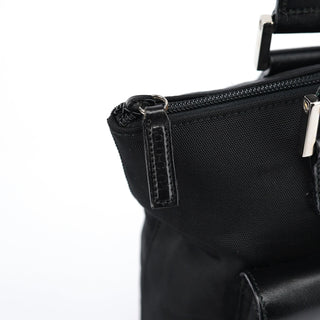 Gucci Black Canvas Square G Tote Bag