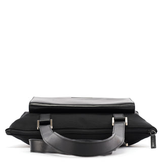 Gucci Black Canvas Square G Tote Bag