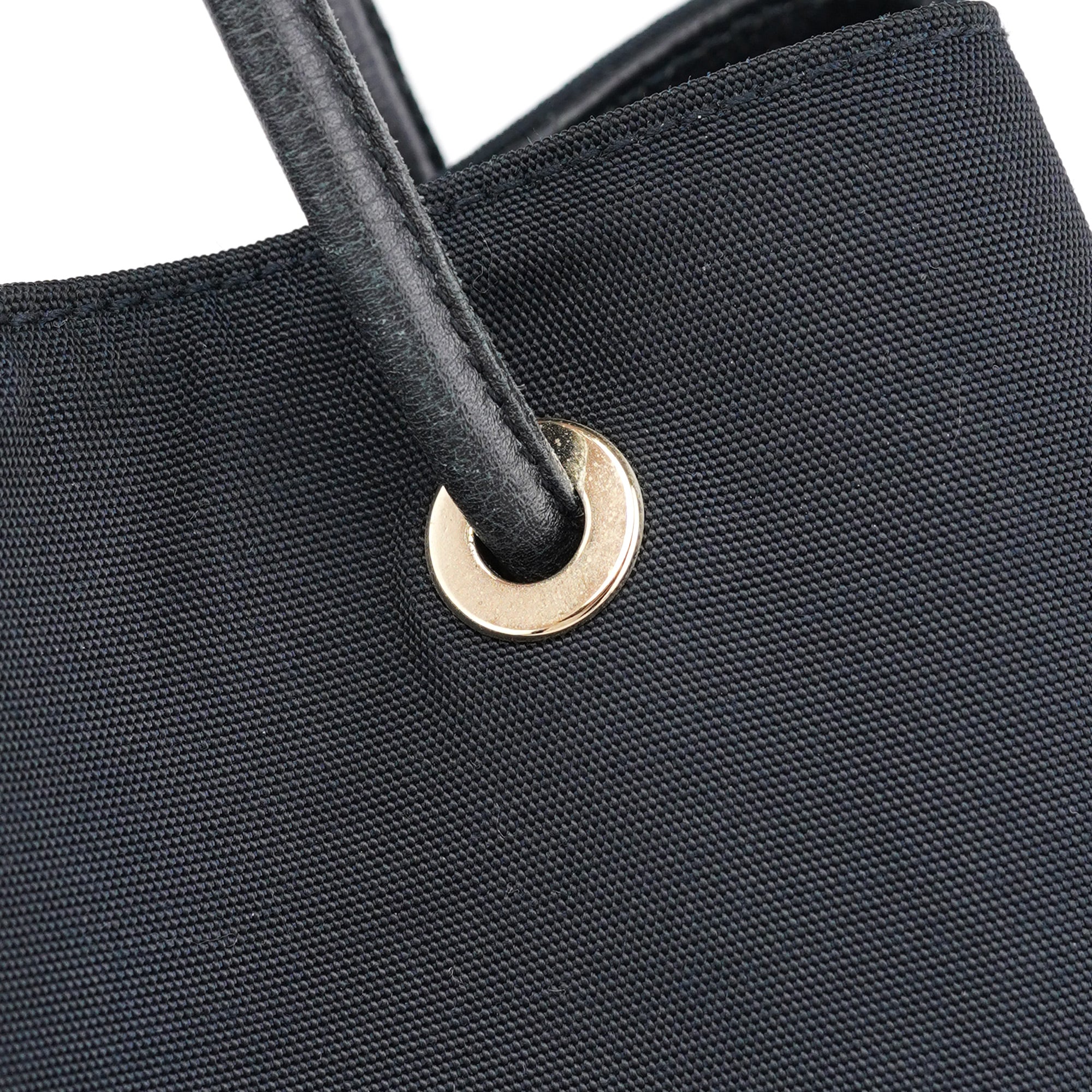 Gucci Black Canvas Tote Bag
