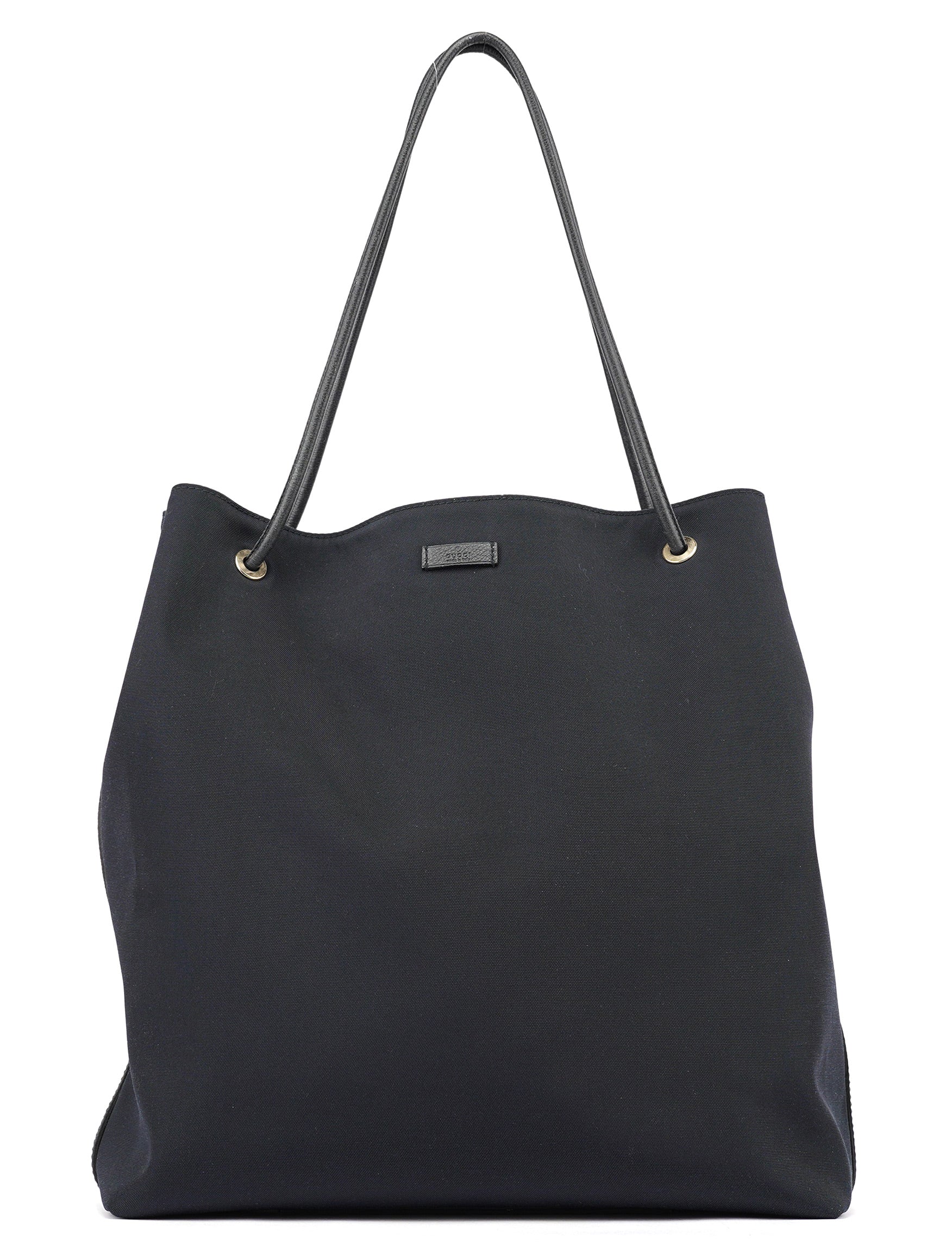 Gucci Black Canvas Tote Bag