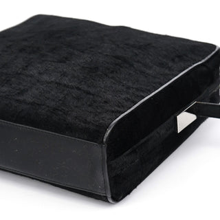 Gucci Black Embossed Pony Hair Shoulder Bag