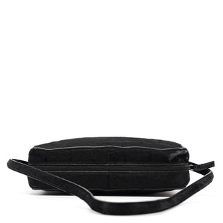 Gucci Black Embossed Pony Hair Shoulder Bag