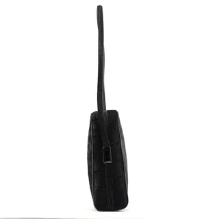 Gucci Black Embossed Pony Hair Shoulder Bag