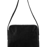 Gucci Black Embossed Pony Hair Shoulder Bag