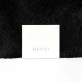 Gucci Black Fur Shoulder Bag