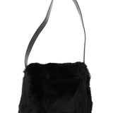 Gucci Black Fur Shoulder Bag
