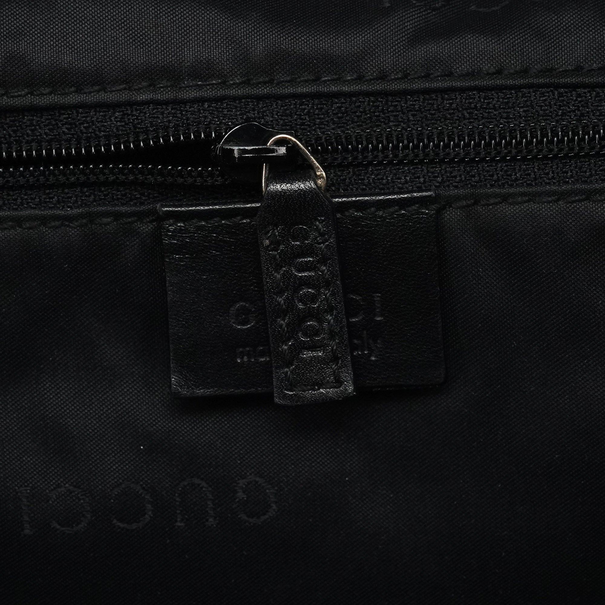 Gucci Black GG Bamboo 2-Way Shoulder Bag