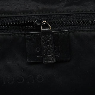 Gucci Black GG Bamboo 2-Way Shoulder Bag