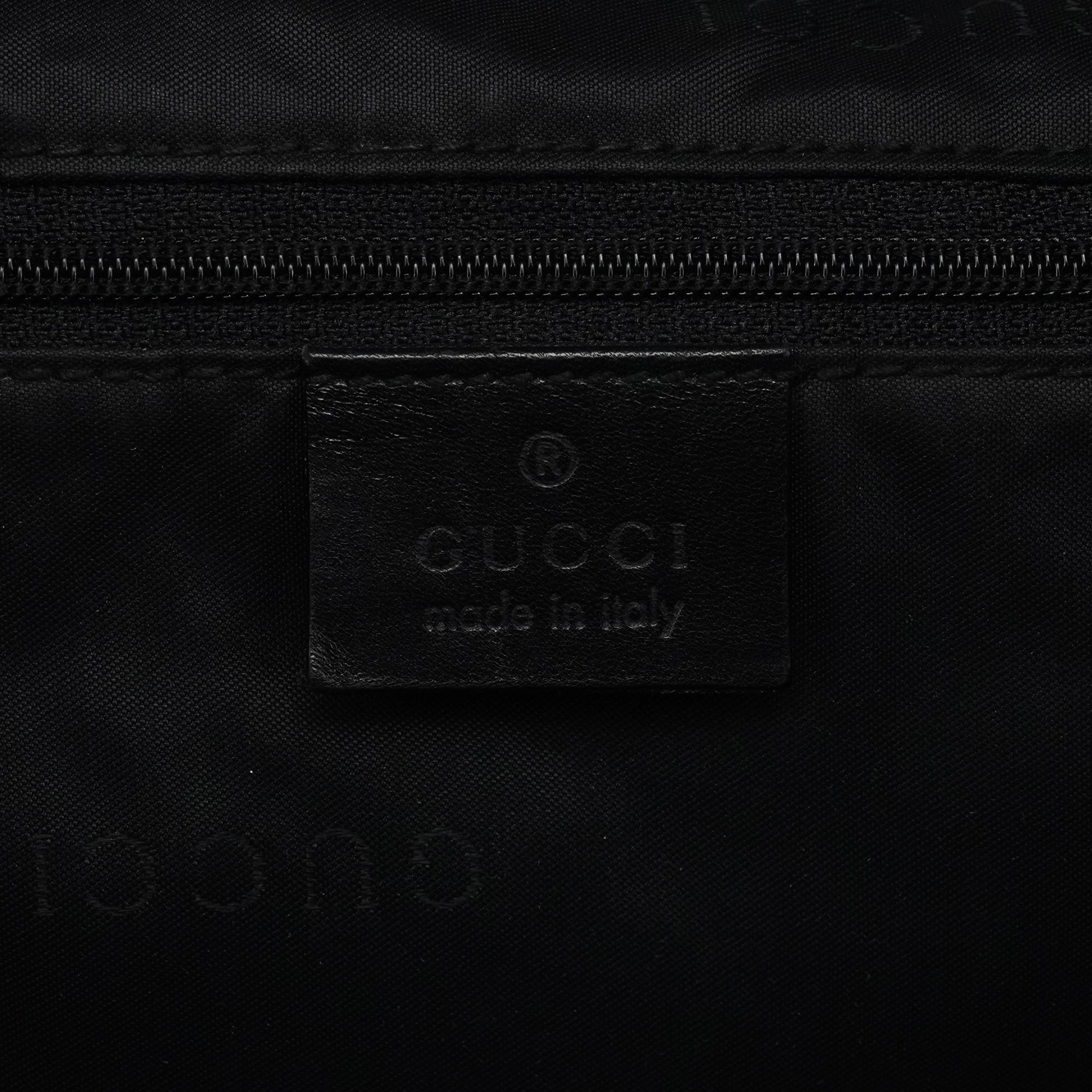 Gucci Black GG Bamboo 2-Way Shoulder Bag