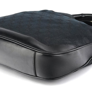 Gucci Black GG Bamboo 2-Way Shoulder Bag