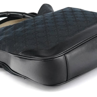 Gucci Black GG Bamboo 2-Way Shoulder Bag