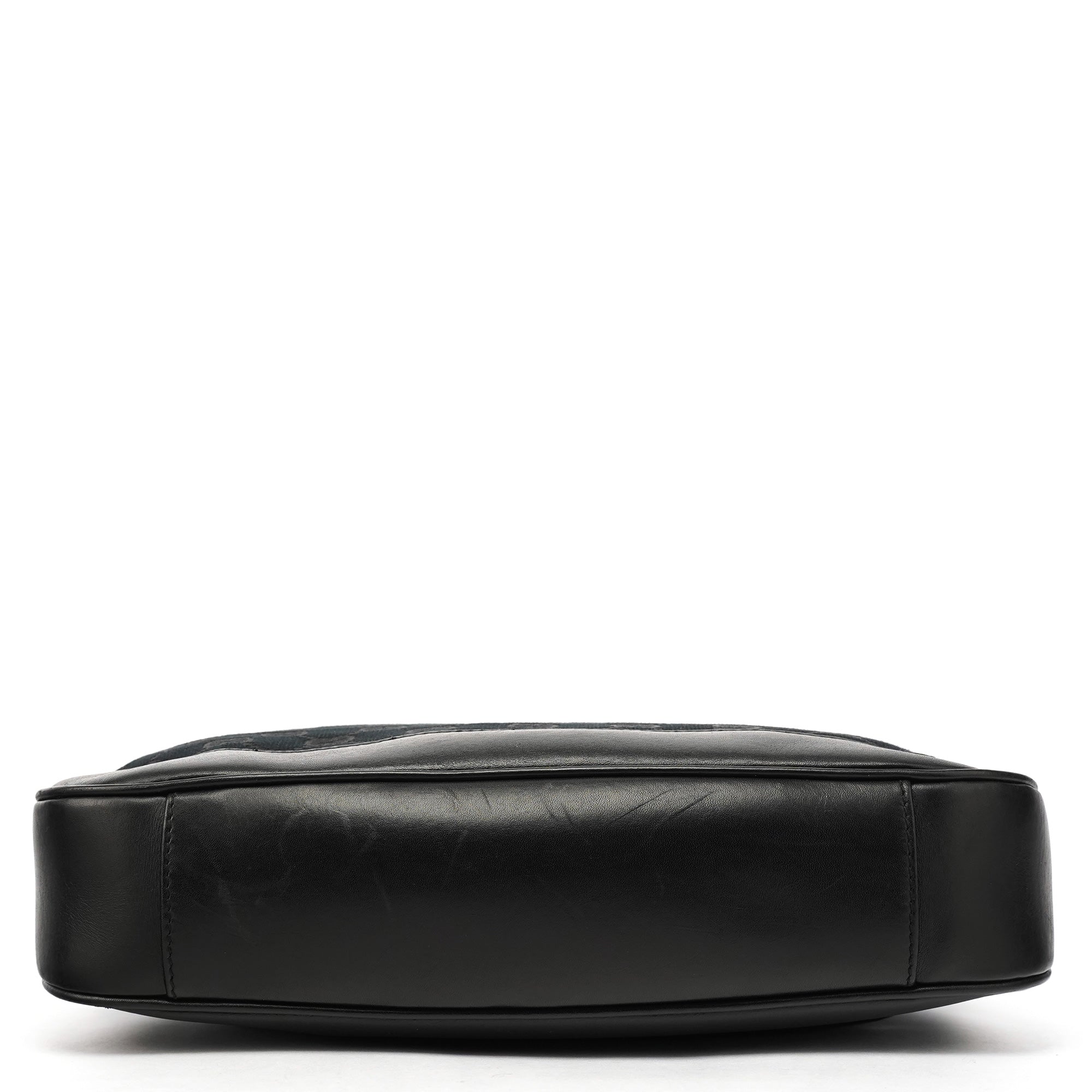 Gucci Black GG Bamboo 2-Way Shoulder Bag