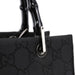 Gucci Black GG Bamboo 2-Way Tote