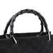 Gucci Black GG Bamboo 2-Way Tote