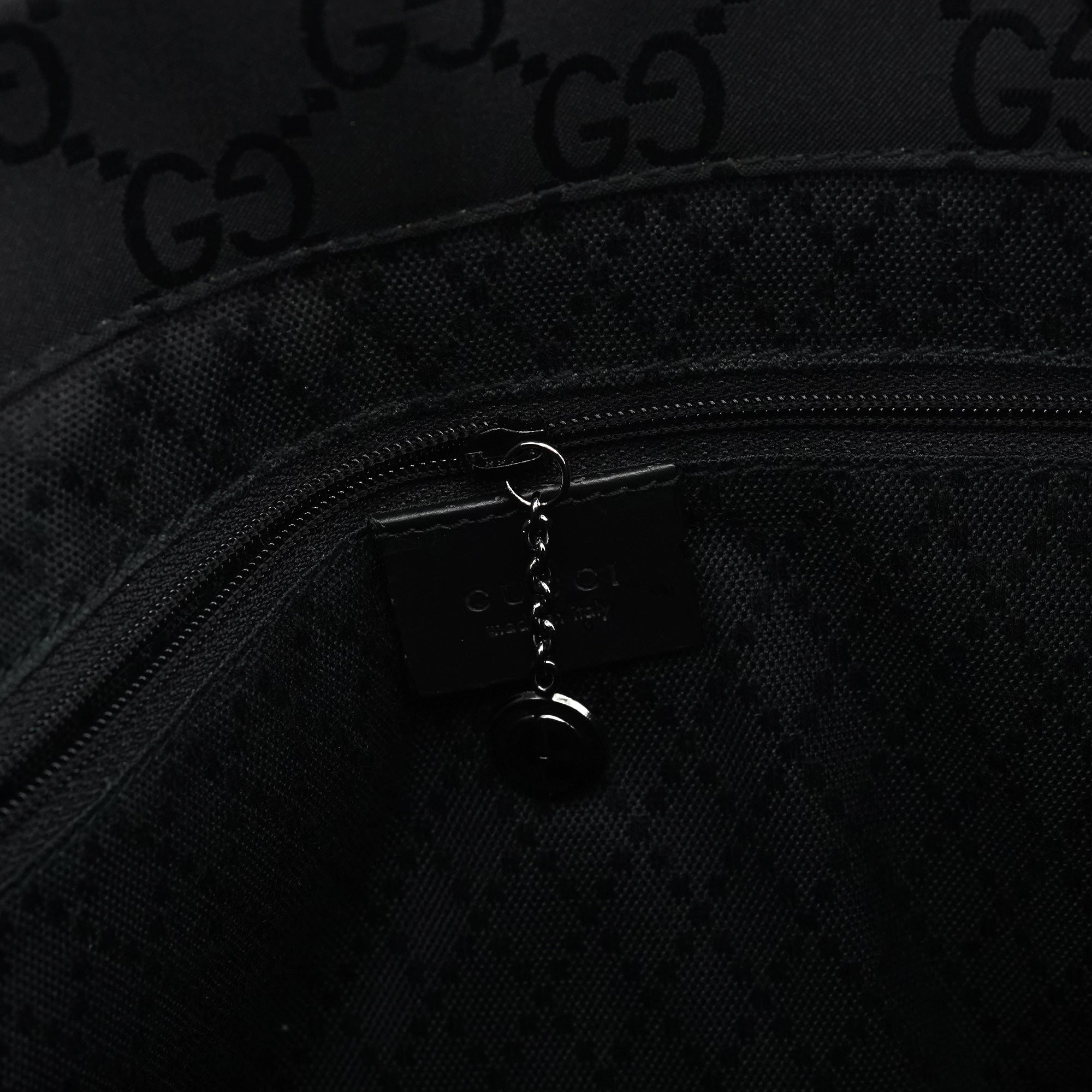Gucci Borsa tote Bamboo GG nera