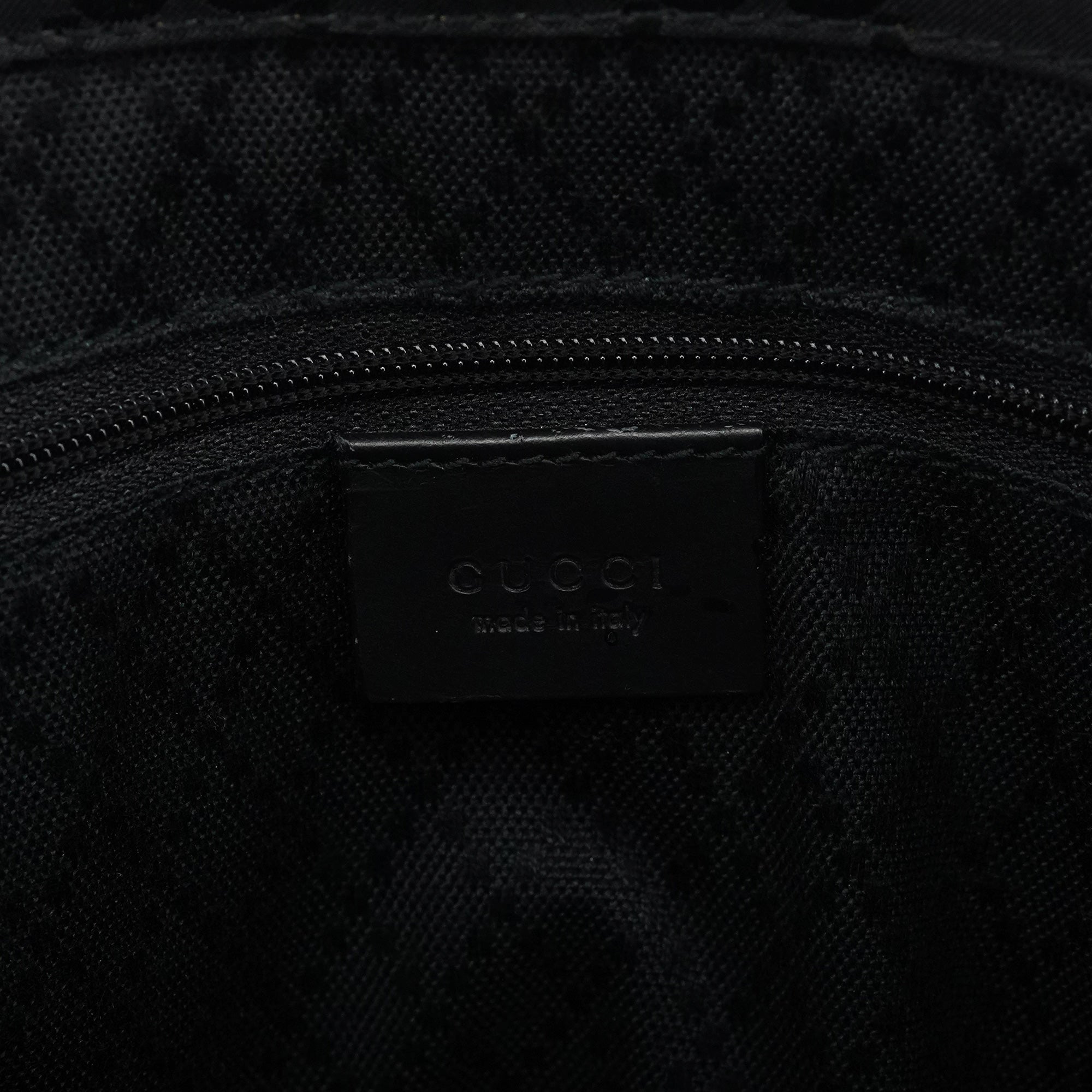 Gucci Borsa tote Bamboo GG nera