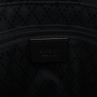 Gucci Black GG Bamboo 2-Way Tote Bag