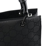 Gucci Borsa tote Bamboo GG nera