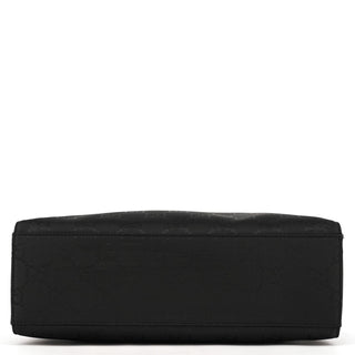 Gucci Black GG Bamboo 2-Way Tote Bag