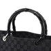 Gucci Black GG Bamboo 2-Way Tote Bag