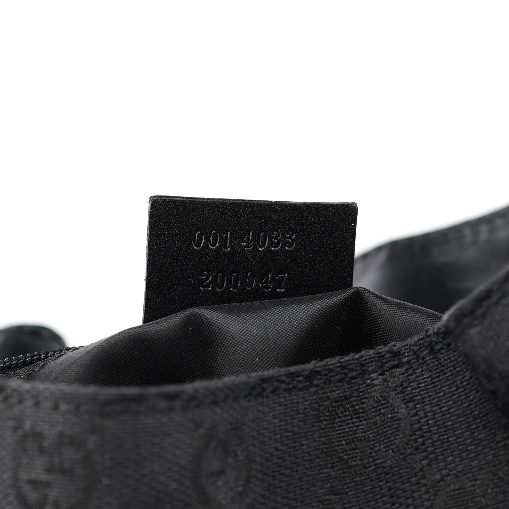 Gucci Black GG Bamboo Shoulder Bag
