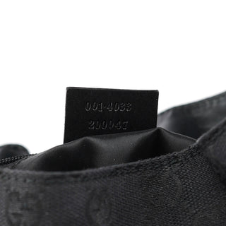 Gucci Black GG Bamboo Shoulder Bag