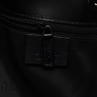 Gucci Black GG Bamboo Shoulder Bag