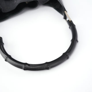 Gucci Black GG Bamboo Shoulder Bag