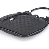 Gucci Black GG Bamboo Shoulder Bag
