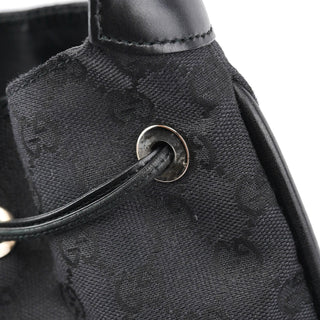 Gucci Black GG Bamboo Shoulder Bag