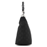 Gucci Borsa a spalla Bamboo in tela GG nera