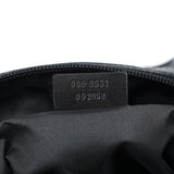 Gucci Borsa a spalla Bamboo in tela GG nera