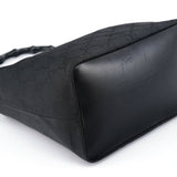 Gucci Borsa a spalla Bamboo in tela GG nera