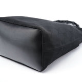 Gucci Borsa a spalla Bamboo in tela GG nera