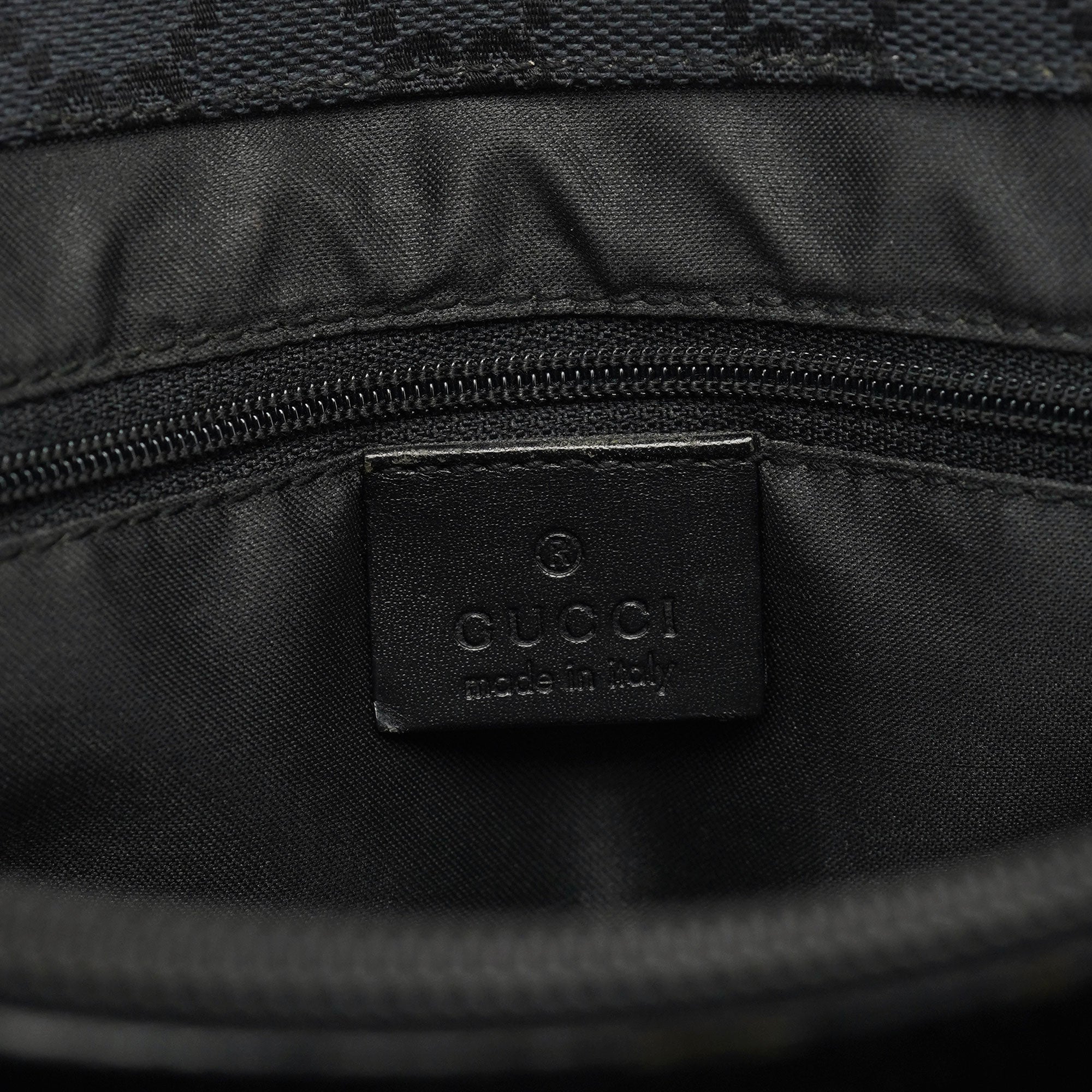 Gucci Black GG Bamboo Tote 2-Way