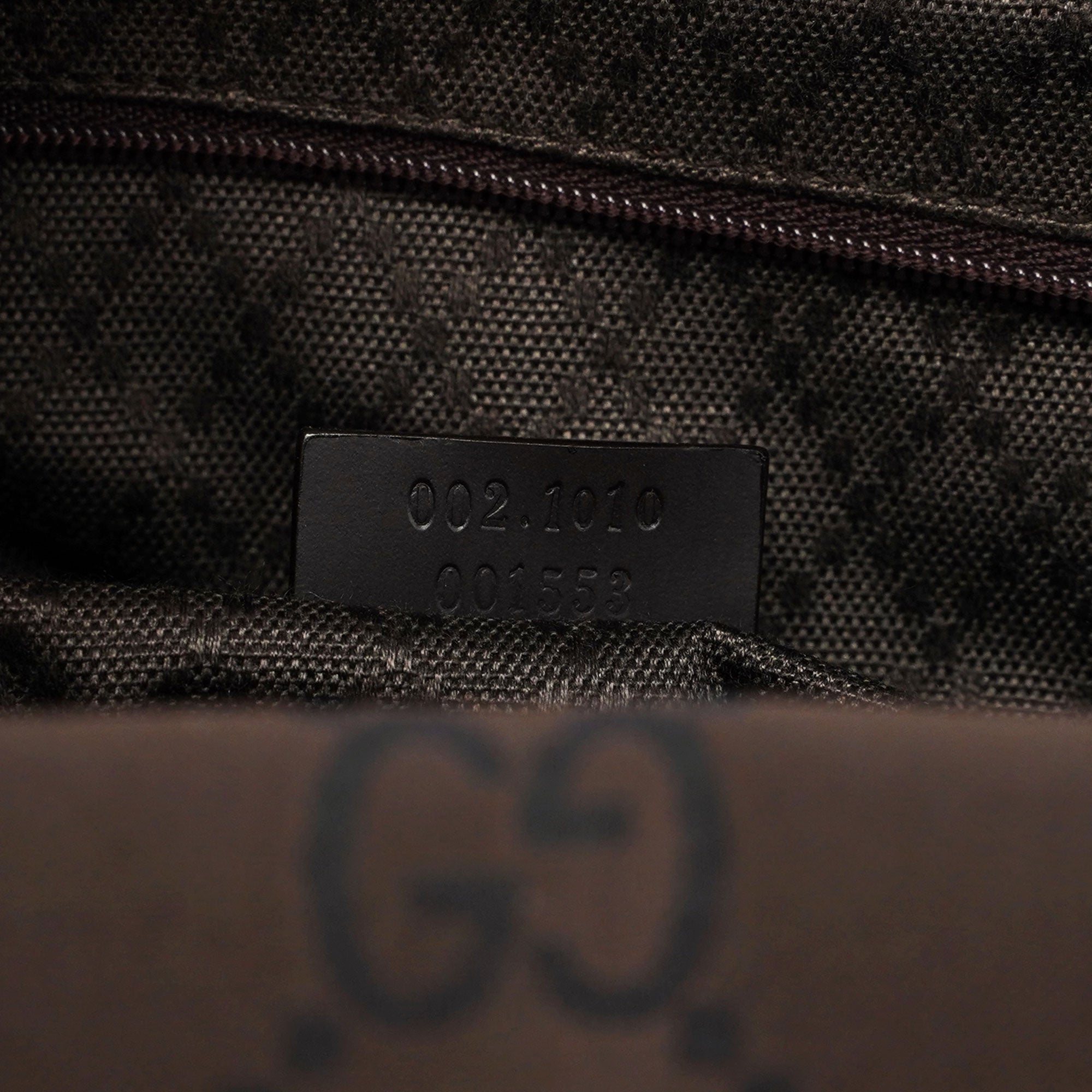 Gucci Black GG Bamboo Tote