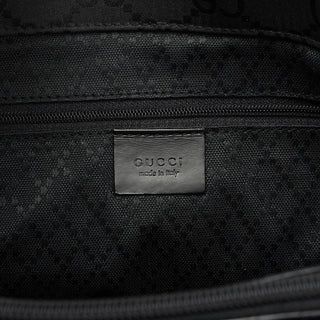 Gucci Black GG Bamboo Tote