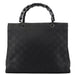 Gucci Black GG Bamboo Tote