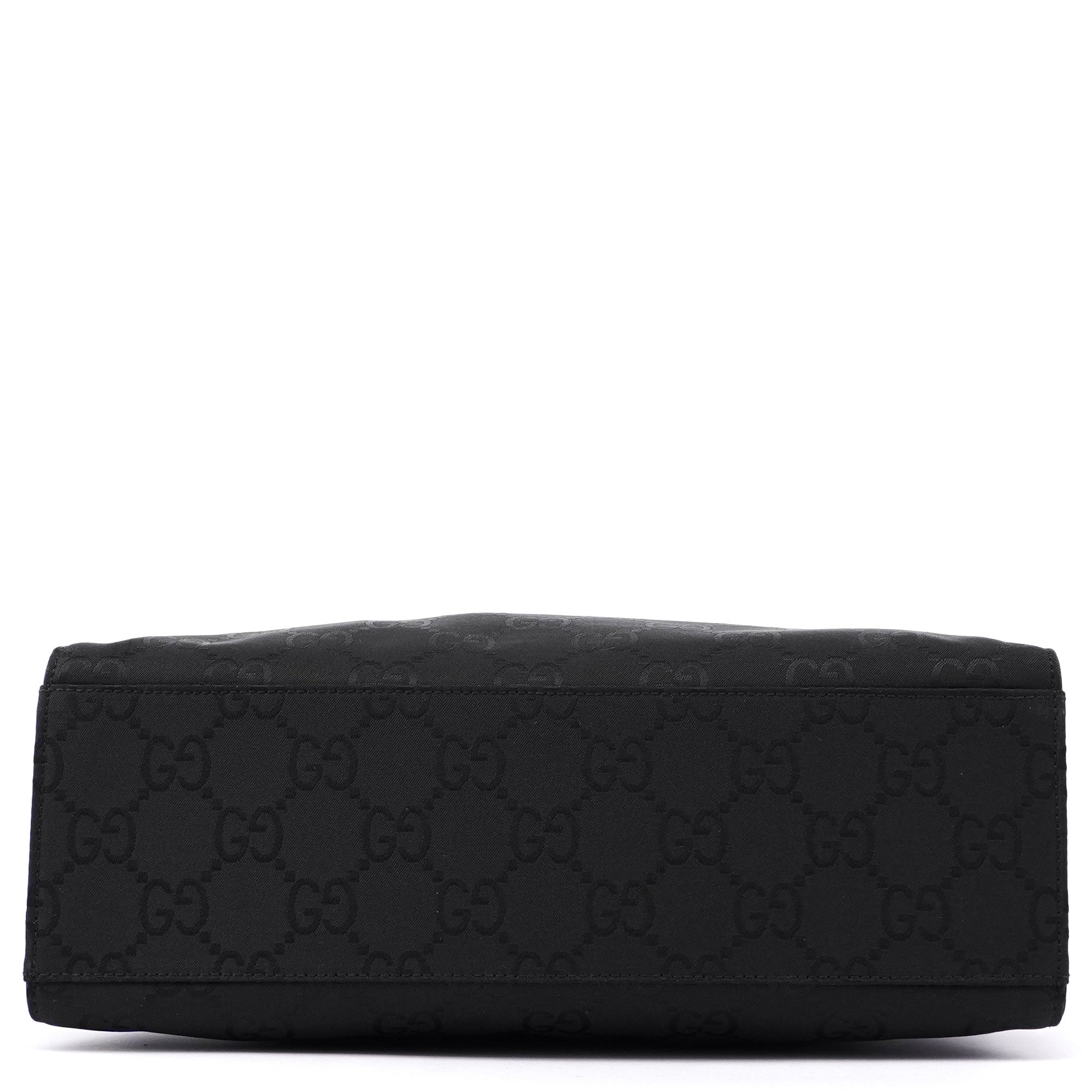 Gucci Sac cabas Bamboo en toile GG noire