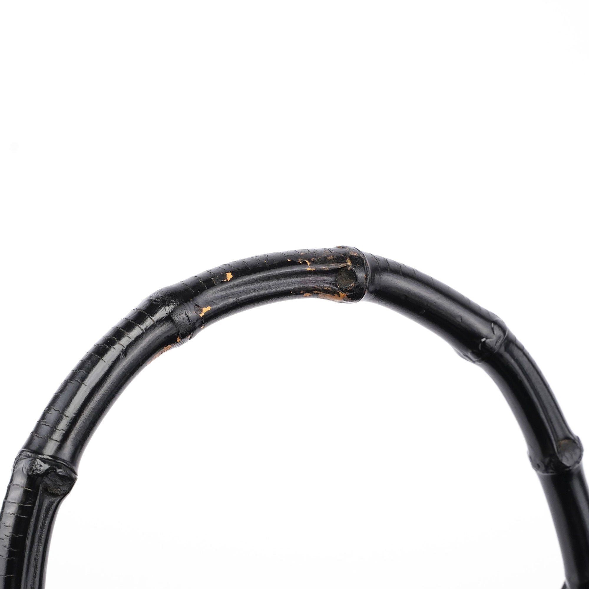 Gucci Sac cabas Bamboo en toile GG noire