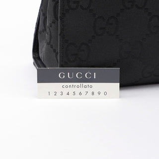 Gucci Black GG Bamboo Tote