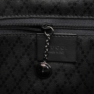 Gucci Black GG Bamboo Tote