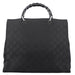 Gucci Black GG Bamboo Tote