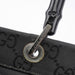 Gucci Black GG Bamboo Tote