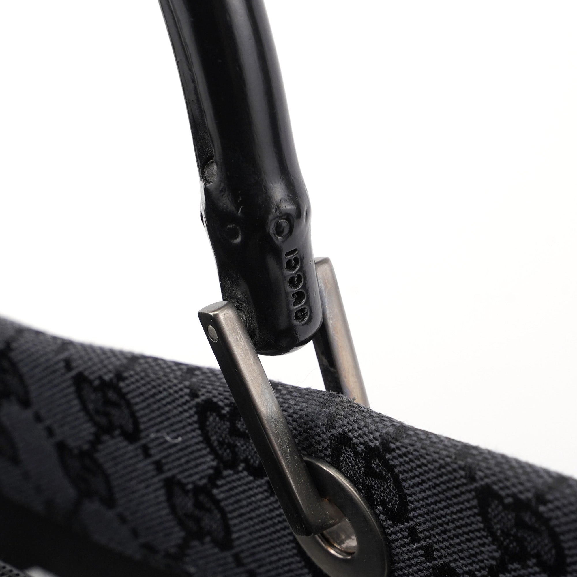 Gucci Sac cabas Bamboo en toile GG noire