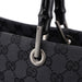 Gucci Black GG Bamboo Tote