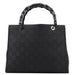 Gucci Black GG Bamboo Tote