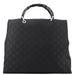 Gucci Black GG Bamboo Tote